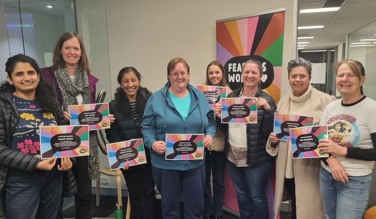 Photograph of Cohort 8 of Fearless Women mentors