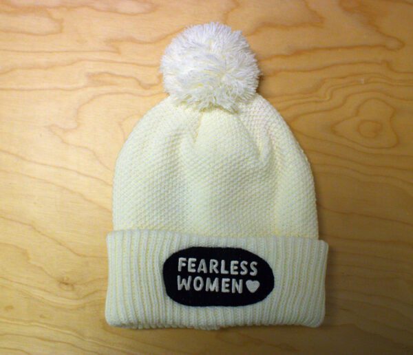 Fearless Women Beanie - White