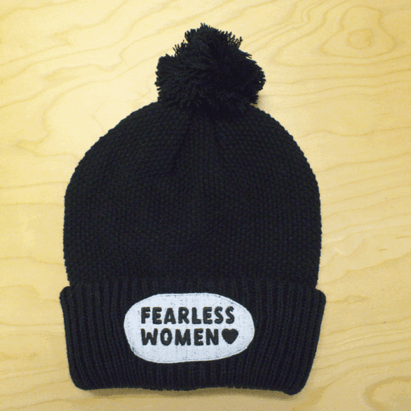 Fearless Women Beanie - Black