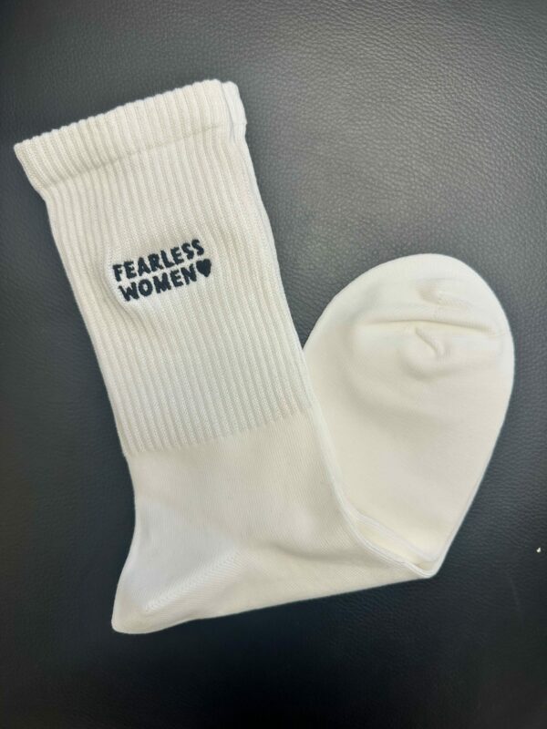 Fearless Women Socks - White